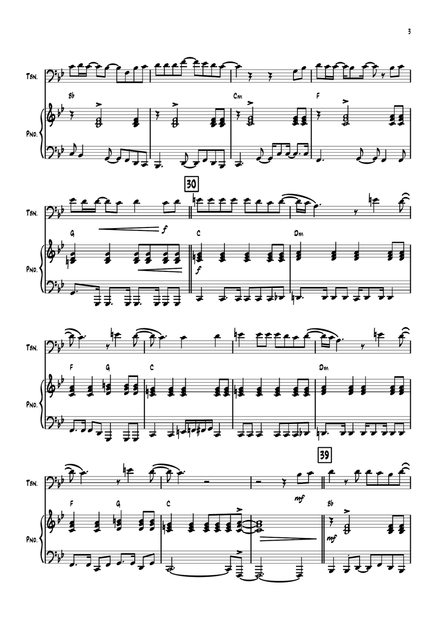 I've Gotta Get A Message To You Piano scores gallery preview page 3
