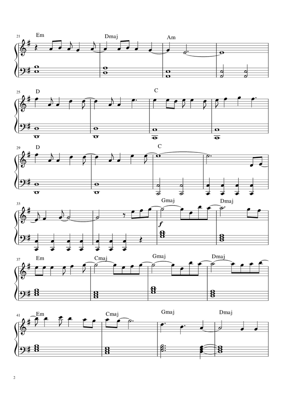 Let It Go Let It Go Easy Piano scores gallery preview page 2