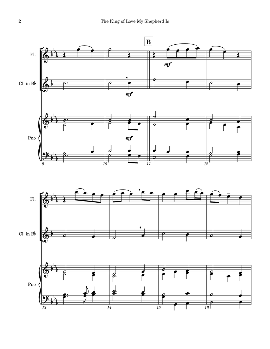The King of Love My Shepherd Is Small Ensemble scores gallery preview page 3