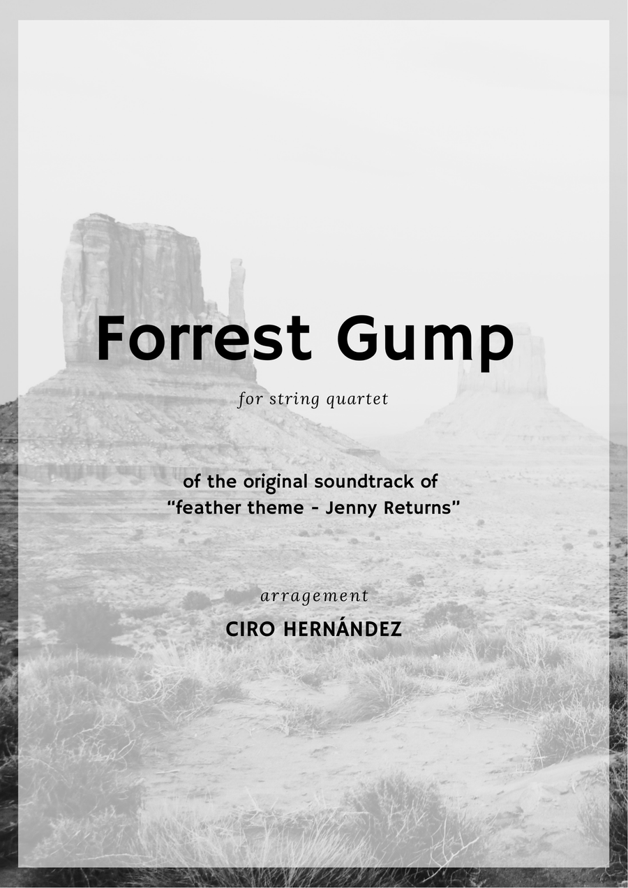Forrest Gump Suite String Quartet scores gallery preview page 6