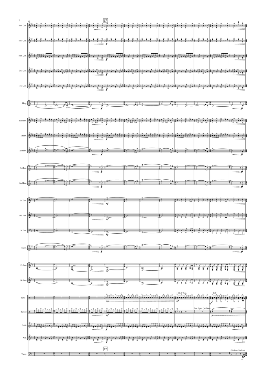 I Am The Doctor Brass Band scores gallery preview page 2