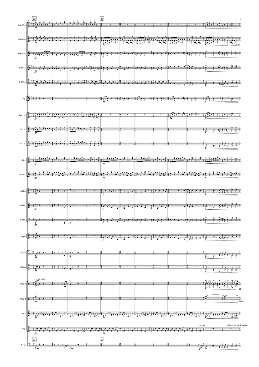 I Am The Doctor Brass Band scores gallery preview page 3