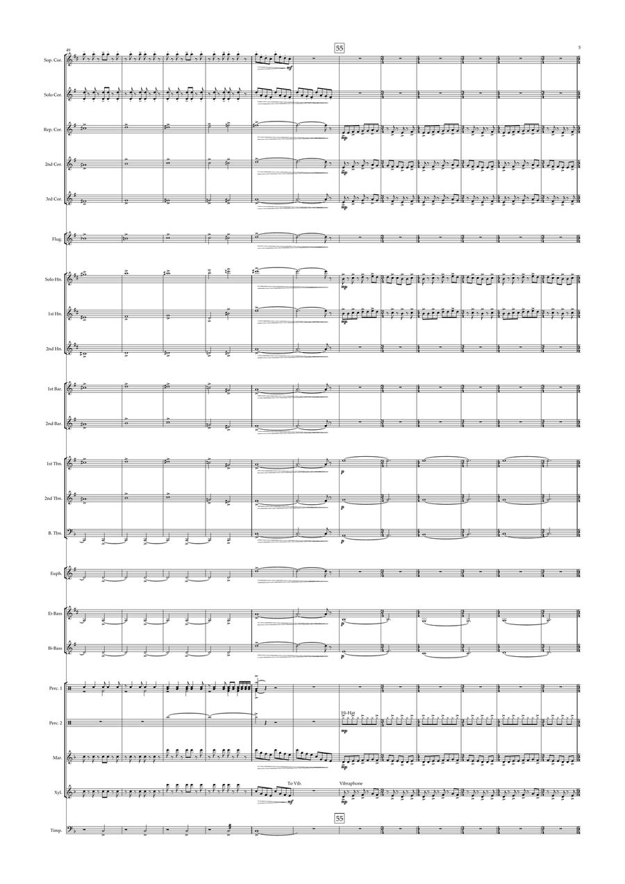 I Am The Doctor Brass Band scores gallery preview page 5