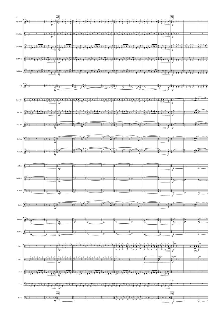 I Am The Doctor Brass Band scores gallery preview page 6