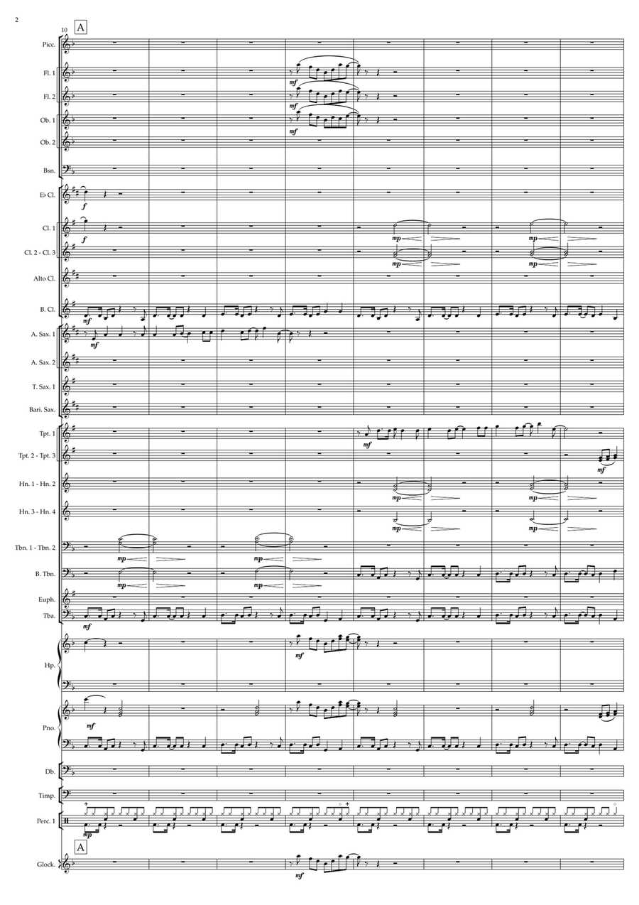 I Wanna Dance With Somebody Concert Band scores gallery preview page 2