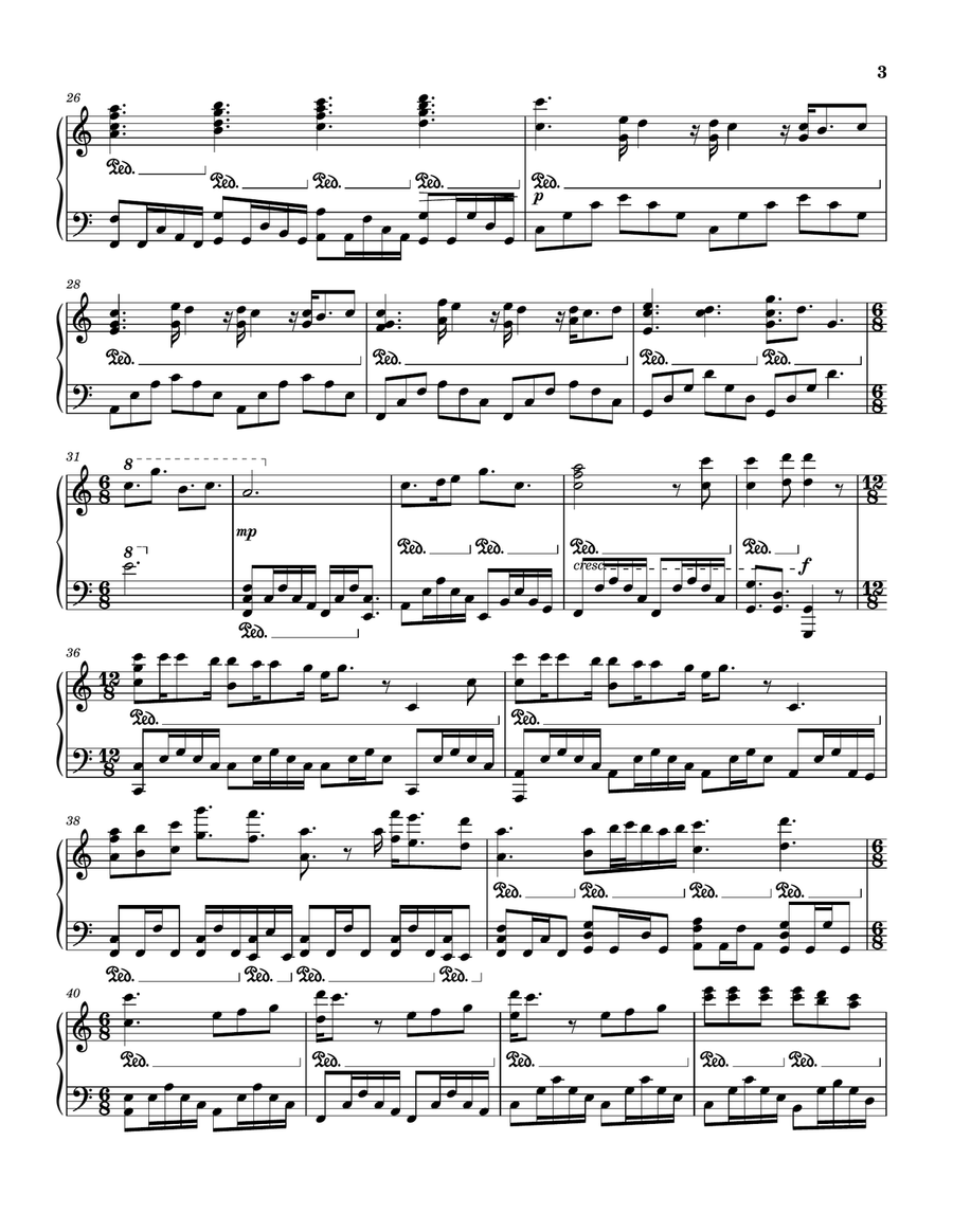 Love Wins All Love Wins All Piano Solo scores gallery preview page 3