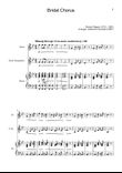 Bridal Chorus. R. Wagner - Flute, T. Sax. and Piano. Score and Parts.