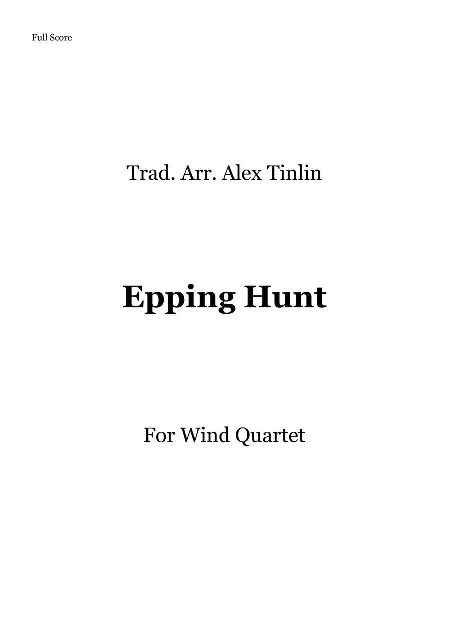 Epping Hunt Epping Hunt Woodwind Quartet scores gallery preview page 1