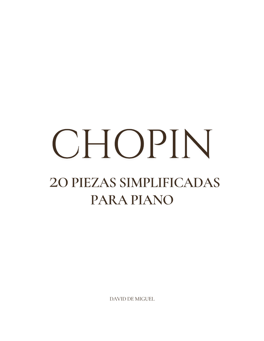 Chopin: 20 Piezas Simplificadas para Piano Piano Solo scores gallery preview page 2