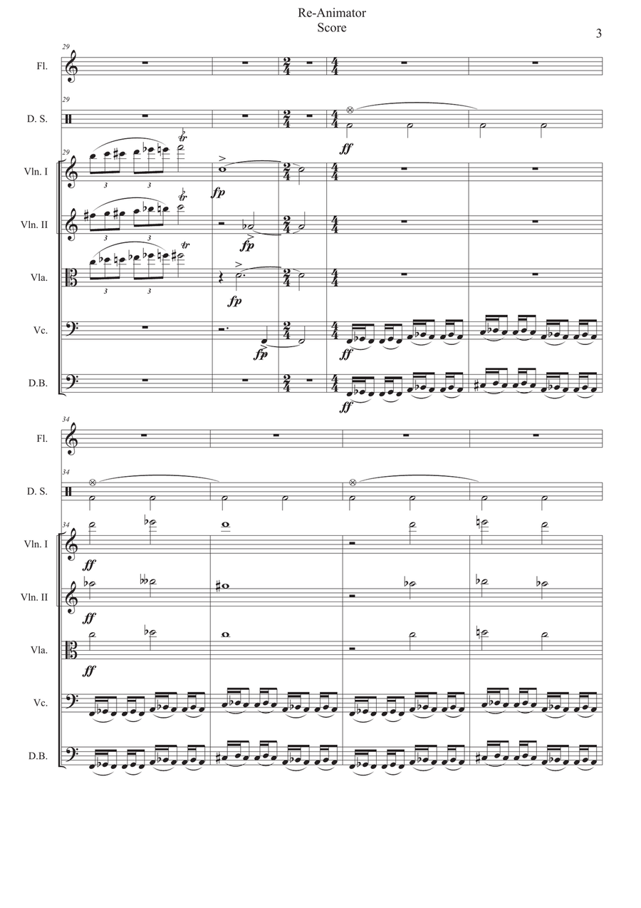 Re-Animator Re-Animator Chamber Music scores gallery preview page 3