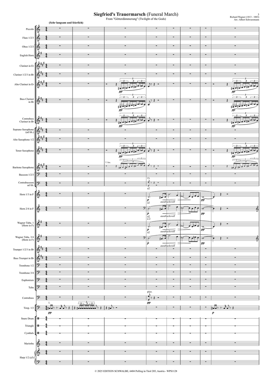 Siegfried's Trauermarsch (Funeral March), From 