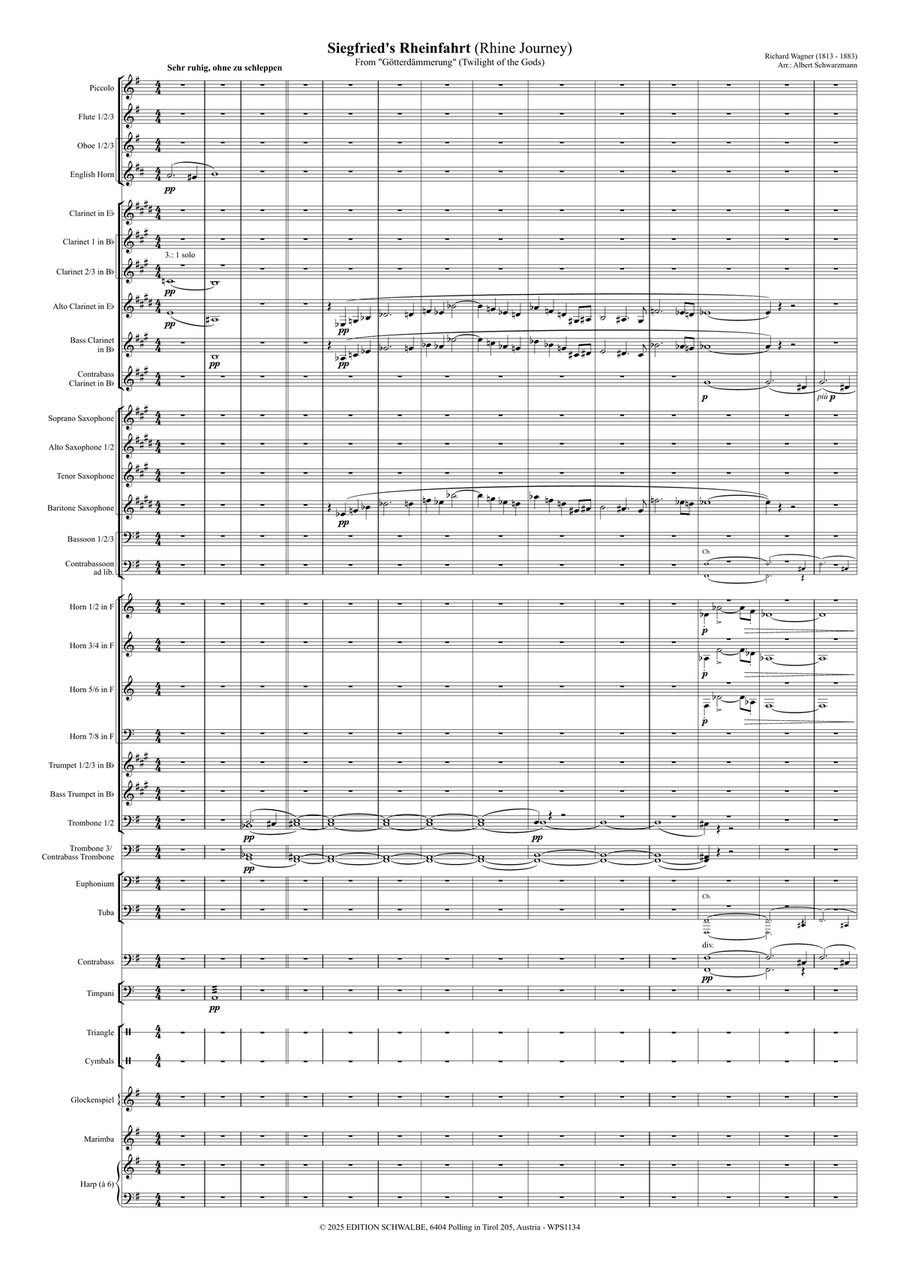 Siegfried's Rheinfahrt (Rhine Journey), From 