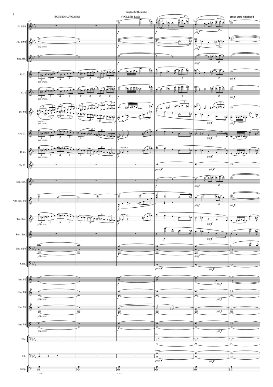 Siegfried's Rheinfahrt (Rhine Journey), From 