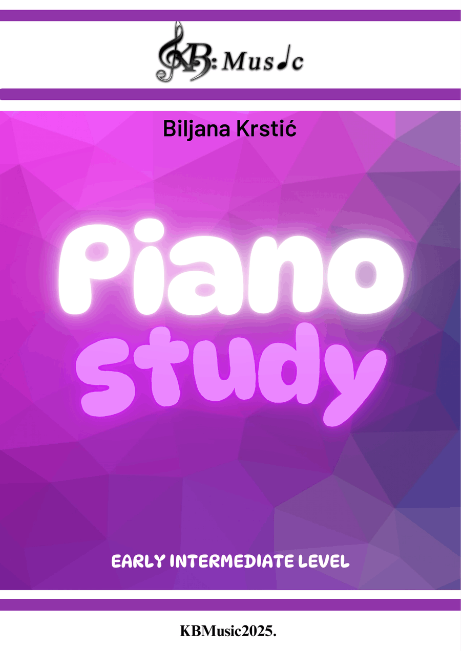 Piano Study in A Minor Piano Method scores gallery preview page 1