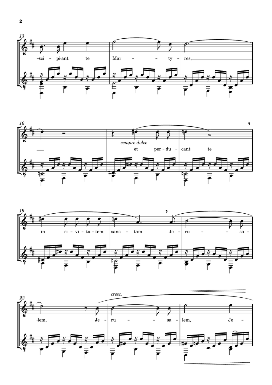 IN PARADISUM [GABRIEL FAURÉ] FOR SOPRANO AND GUITAR Acoustic Guitar scores gallery preview page 3