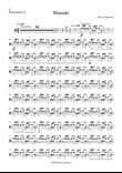 Hazuki (Orchestral version): Percussion 2 (Tom-Tom)