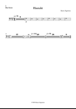 Hazuki (Orchestral version): Baritone choir