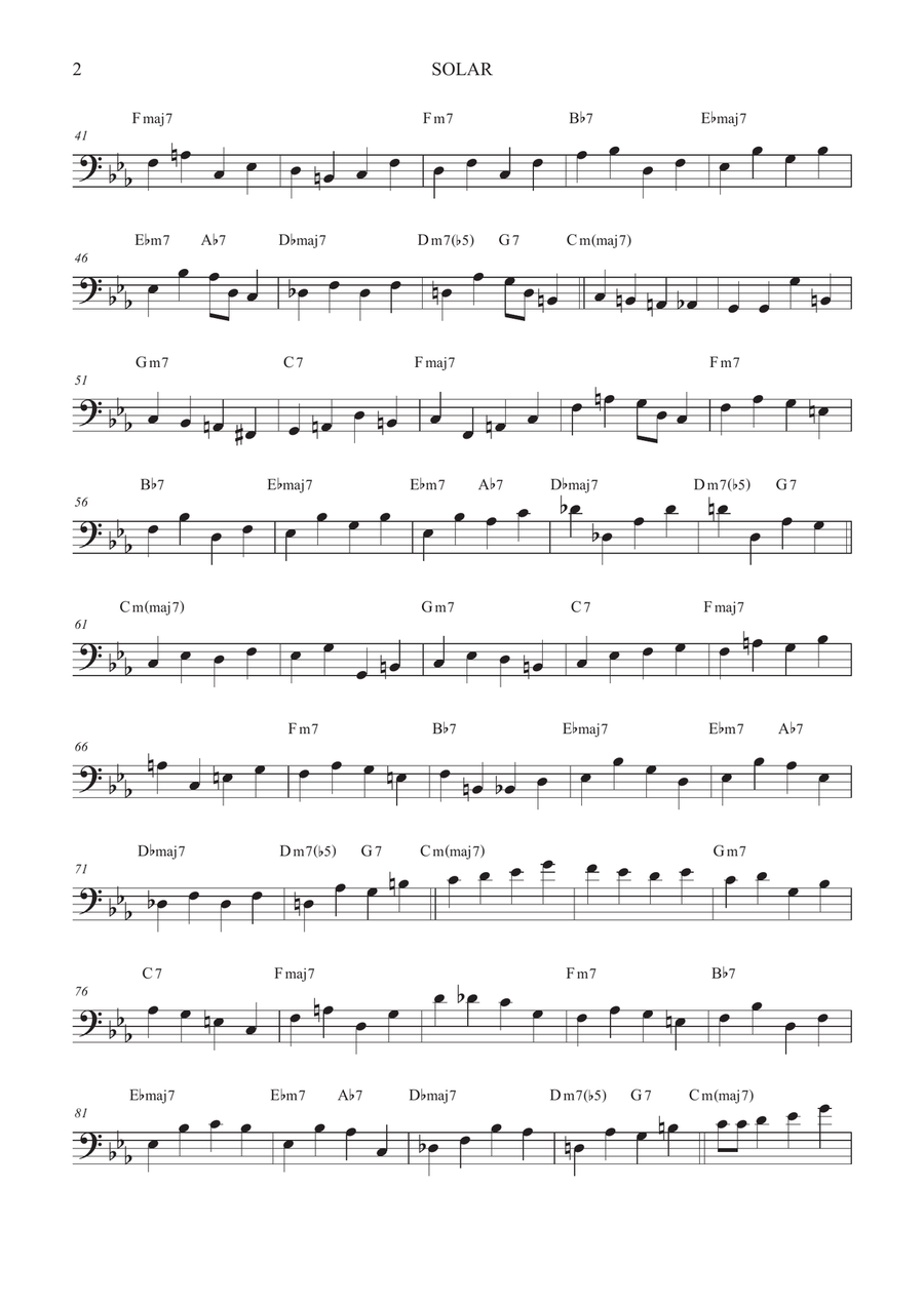 Solar Double Bass scores gallery preview page 2