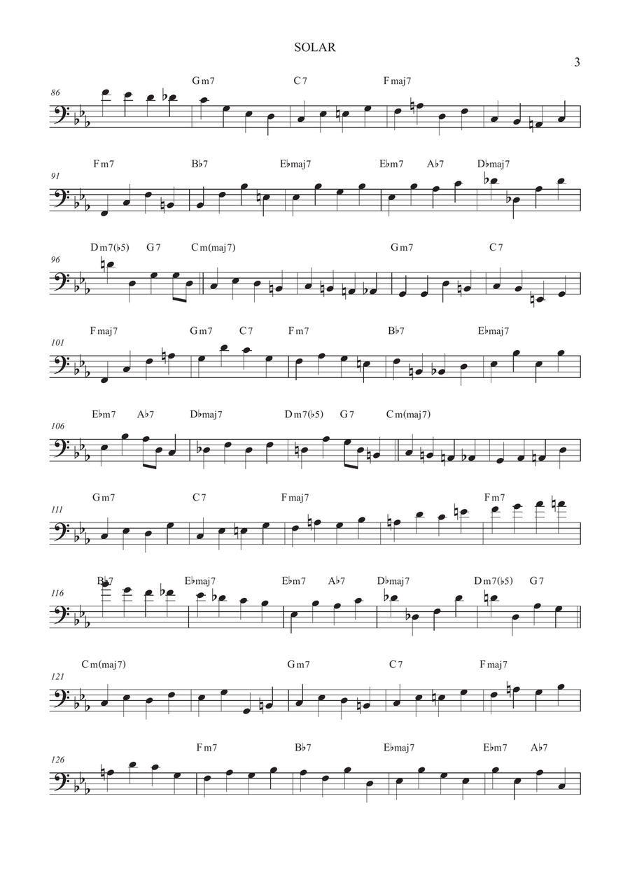 Solar Double Bass scores gallery preview page 3