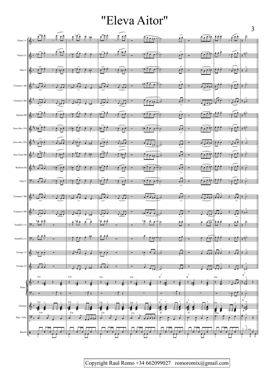 STUDENT CONCERT BAND - Elevaitor Concert Band scores gallery preview page 3