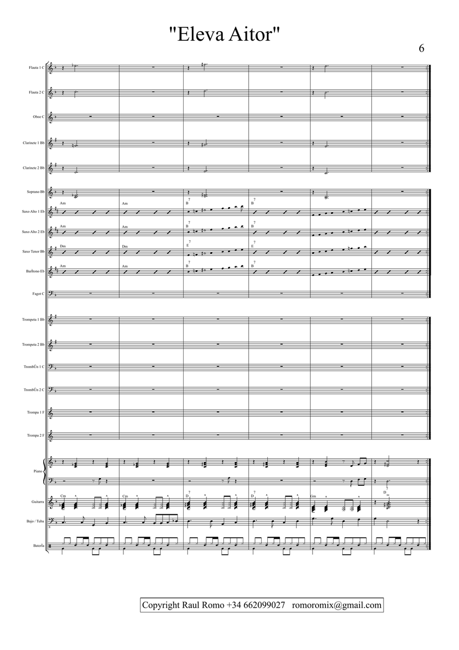 STUDENT CONCERT BAND - Elevaitor Concert Band scores gallery preview page 6