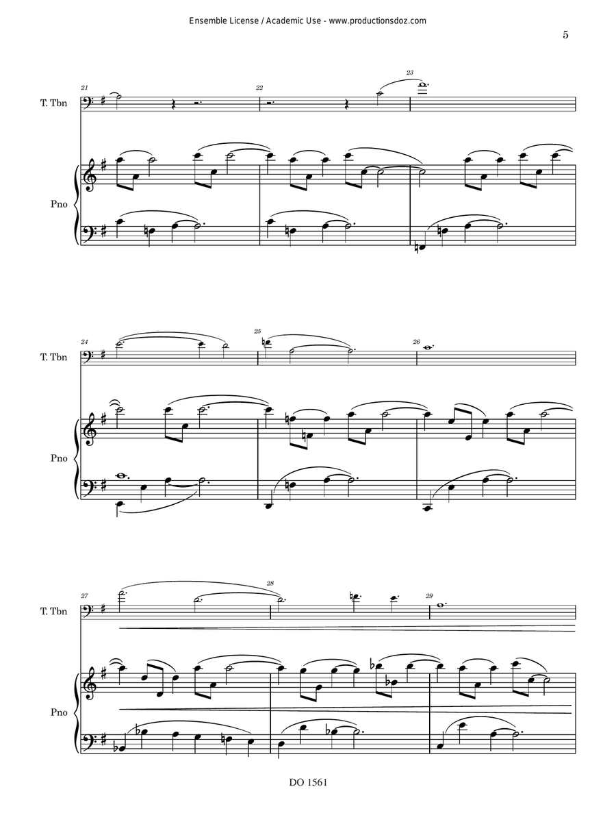 Northern Song Piano Accompaniment scores gallery preview page 5