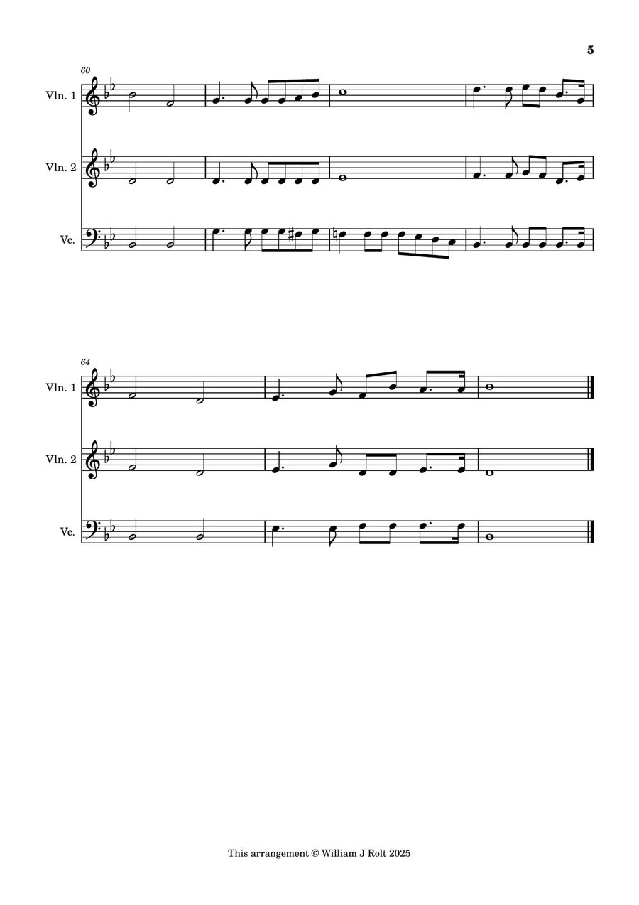 Have you any room for Jesus? (for string trio) String Trio scores gallery preview page 5