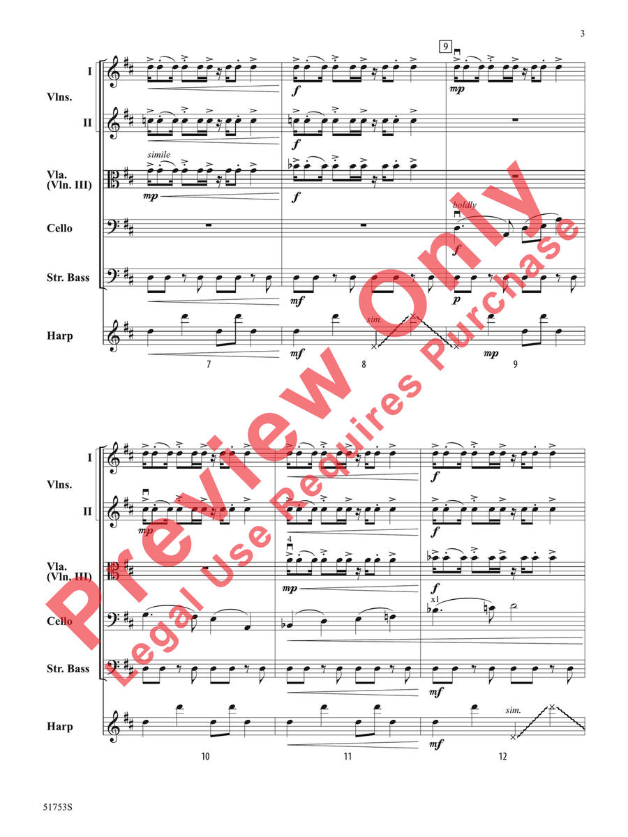 Flight of the Ice Dragon Flight of the Ice Dragon String Orchestra scores gallery preview page 4