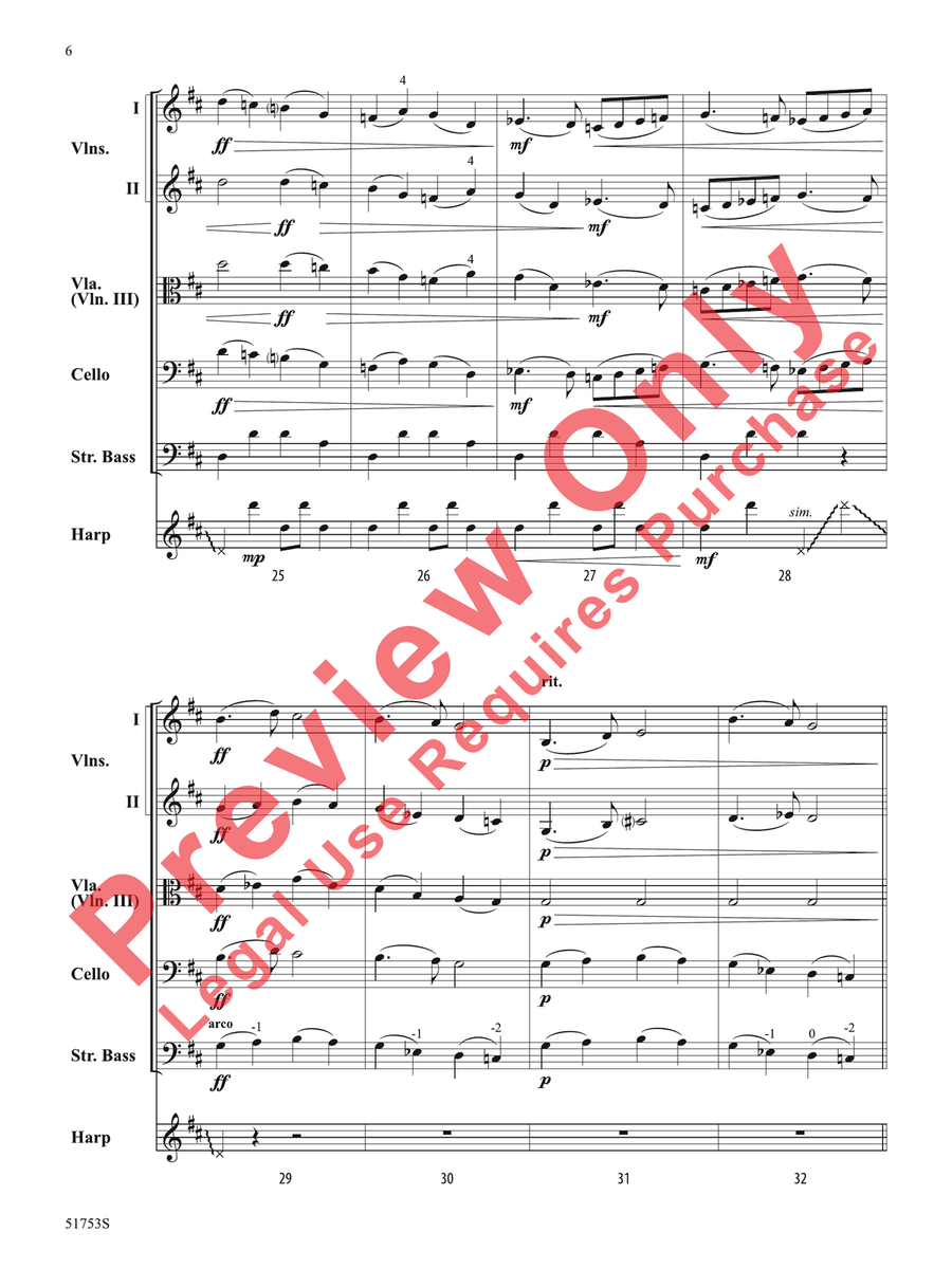 Flight of the Ice Dragon Flight of the Ice Dragon String Orchestra scores gallery preview page 7