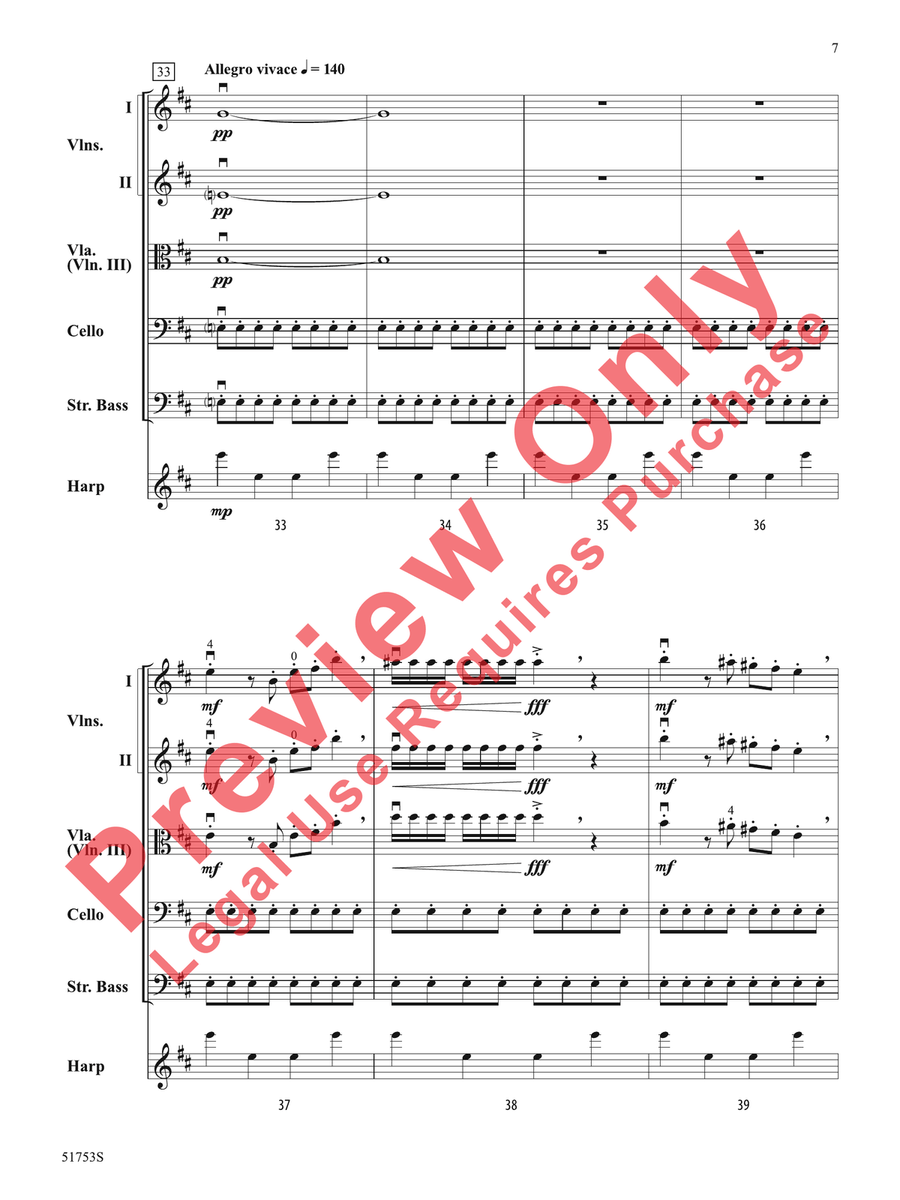 Flight of the Ice Dragon Flight of the Ice Dragon String Orchestra scores gallery preview page 8
