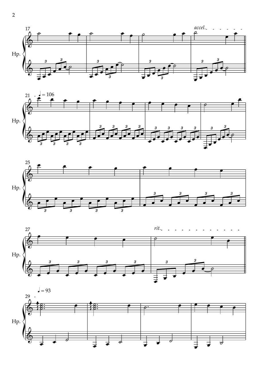 Aries ''The Warrior'' Aries ''The Warrior'' Harp scores gallery preview page 3