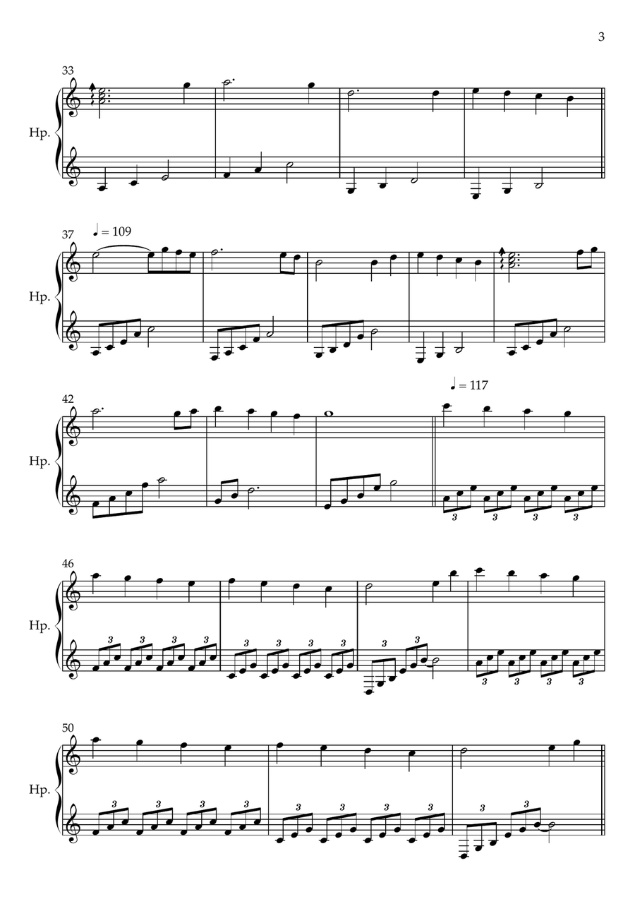 Aries ''The Warrior'' Aries ''The Warrior'' Harp scores gallery preview page 4