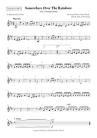 Somewhere Over The Rainbow/what A Wonderful World Brass Quartet scores gallery preview page 4
