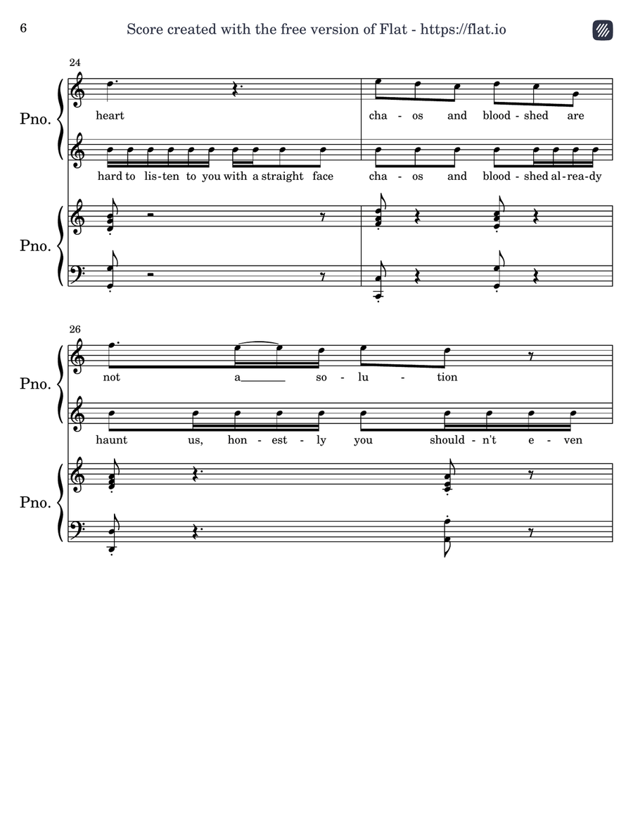 Farmer Refuted Piano Duet scores gallery preview page 6