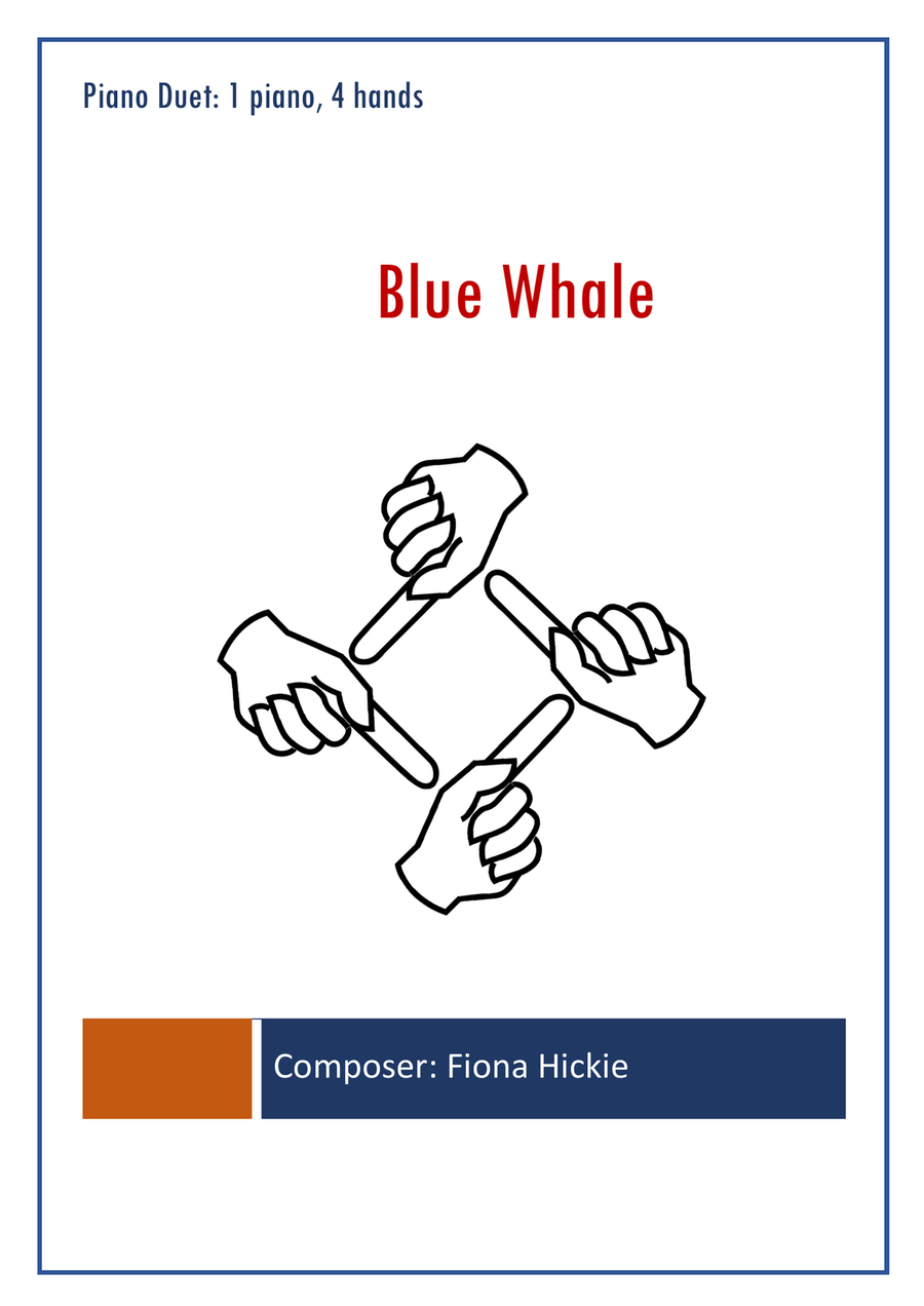 Blue Whale Blue Whale 1 Piano, 4-Hands scores gallery preview page 1
