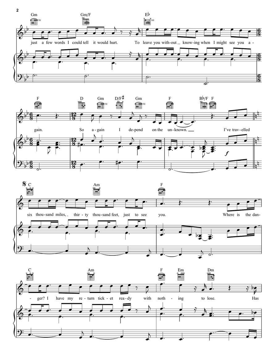 6th Avenue 6th Avenue Piano, Vocal, Guitar scores gallery preview page 2
