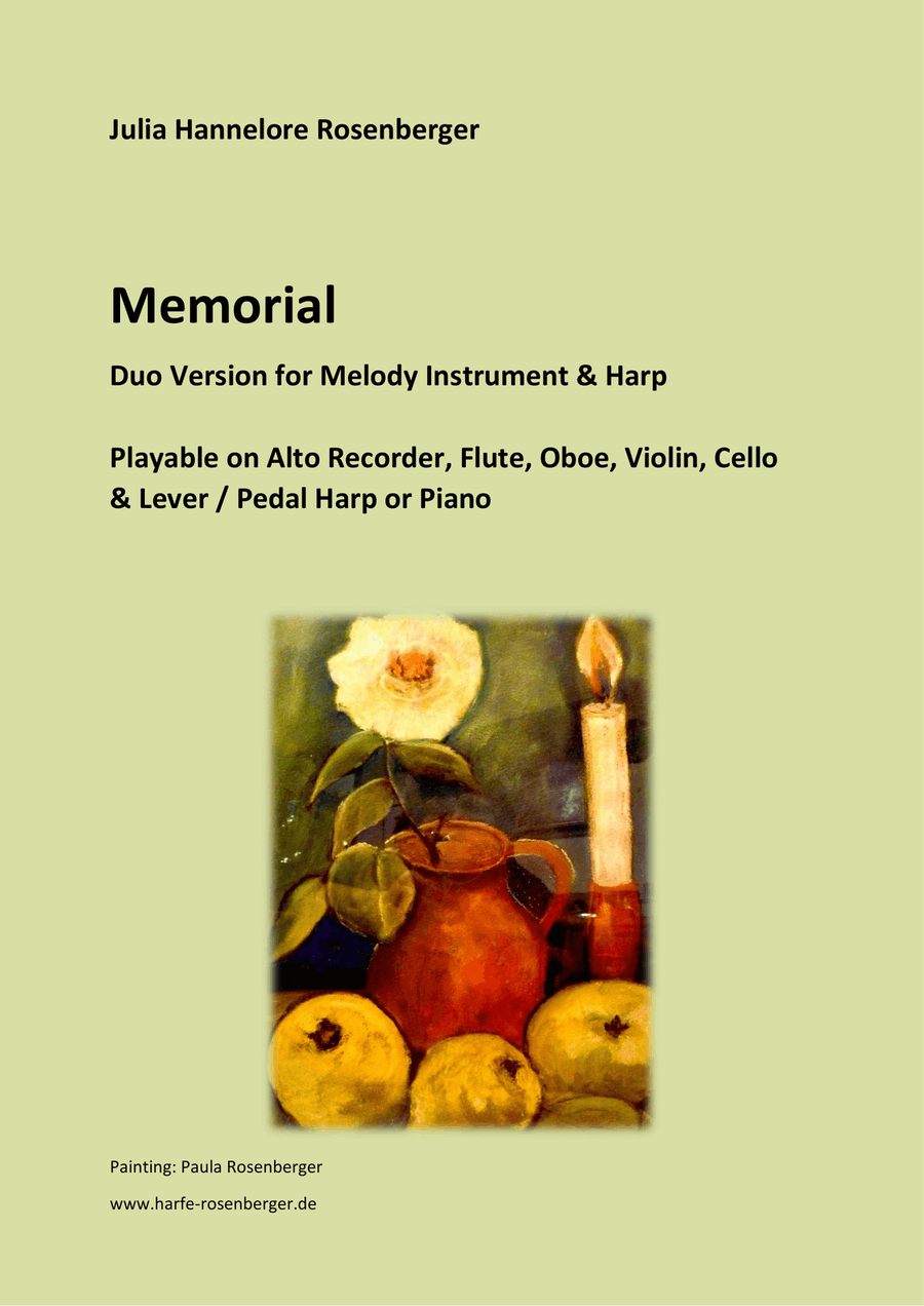 Memorial Memorial String Duet scores gallery preview page 1