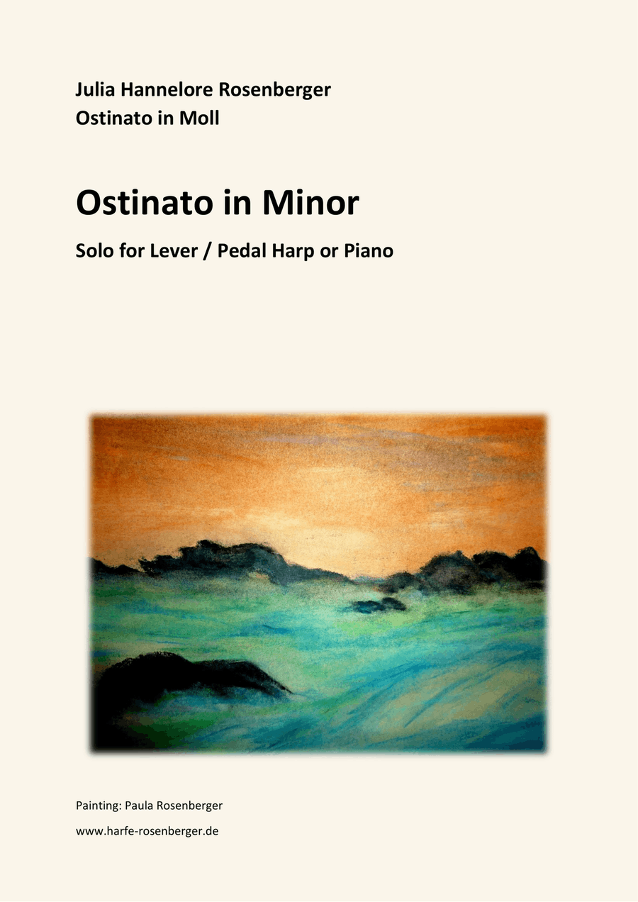 Ostinato in Minor Ostinato in Minor Celtic Harp scores gallery preview page 1