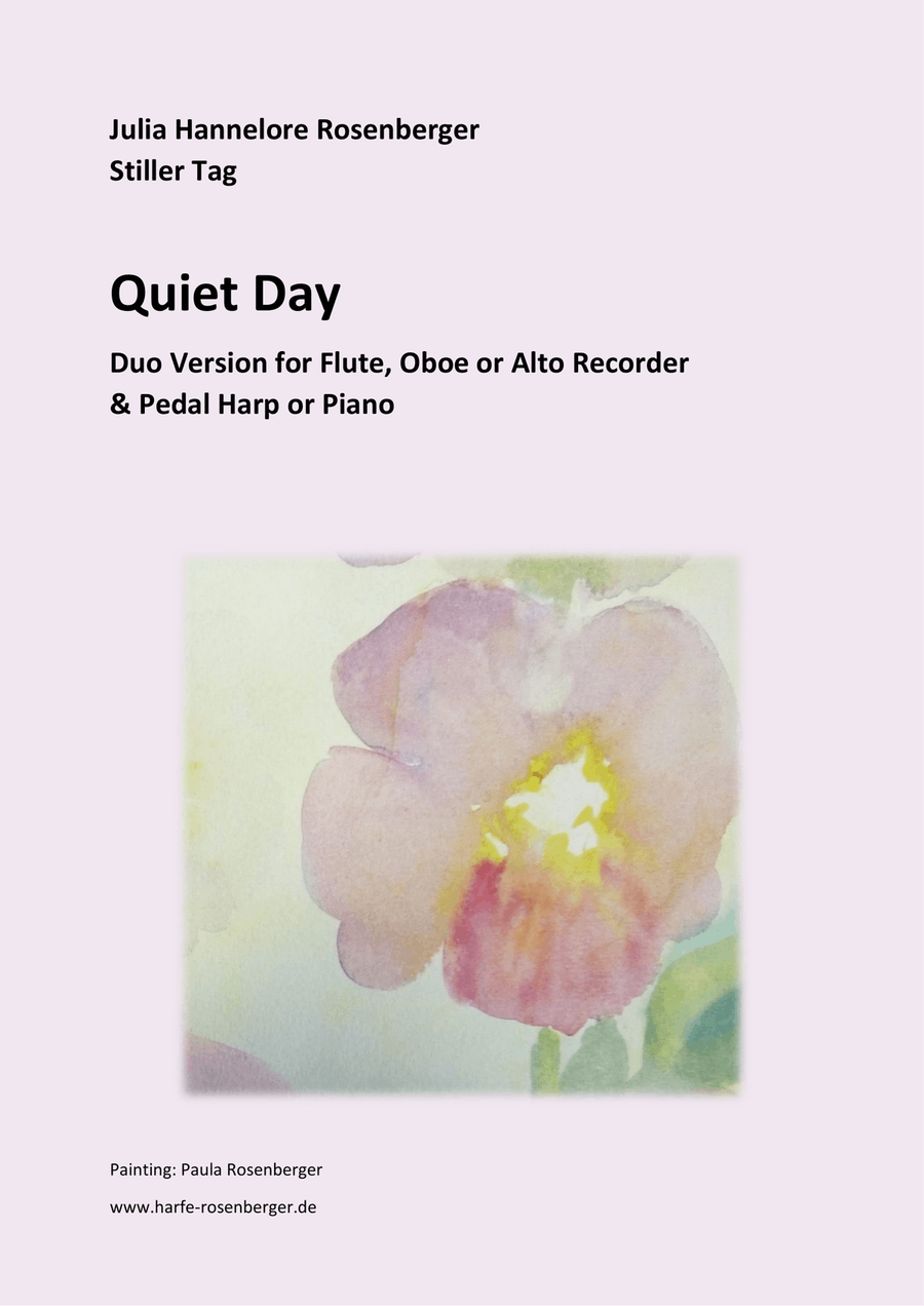 Quiet Day Quiet Day Chamber Music scores gallery preview page 1