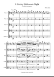 A Stormy Halloween Night - flute quintet