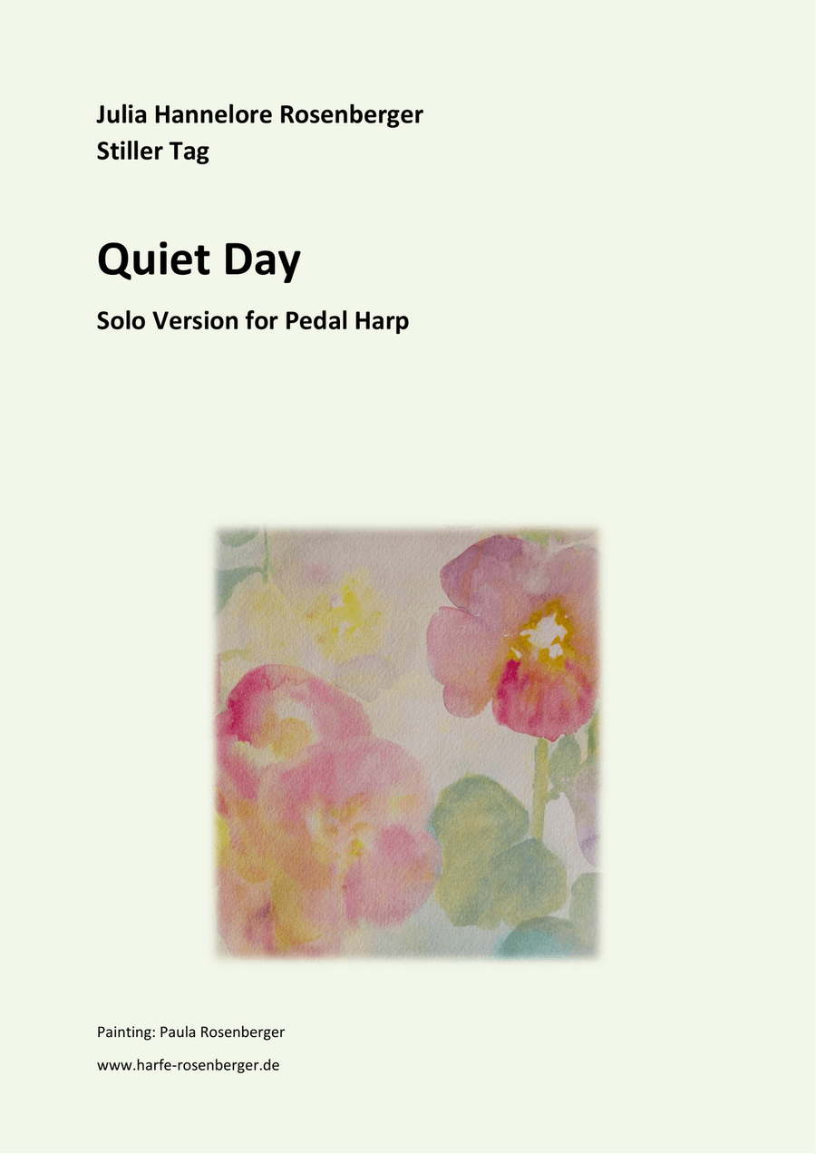 Quiet Day Quiet Day Pedal Harp scores gallery preview page 1