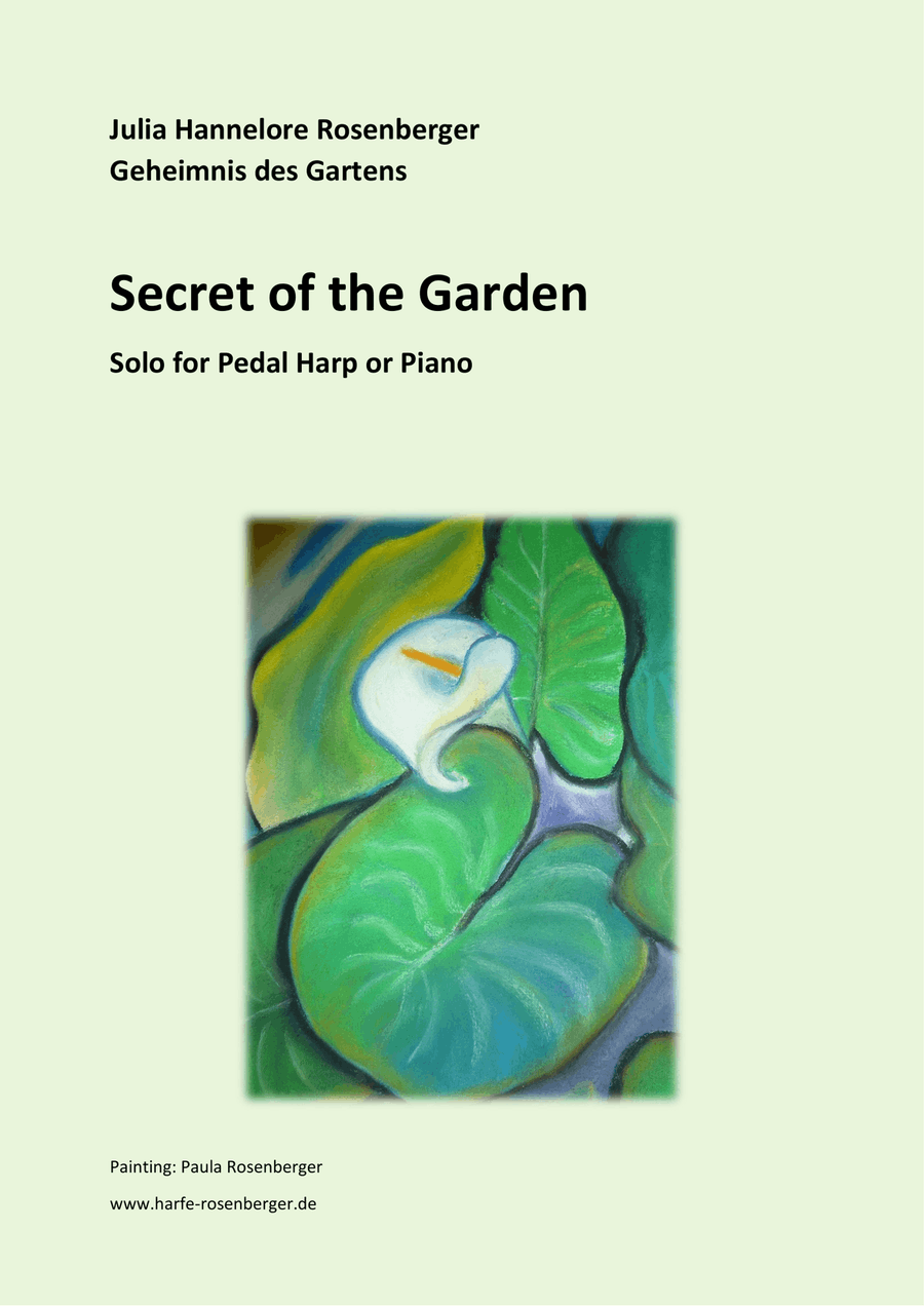 Secret of the Garden Secret of the Garden Pedal Harp scores gallery preview page 1