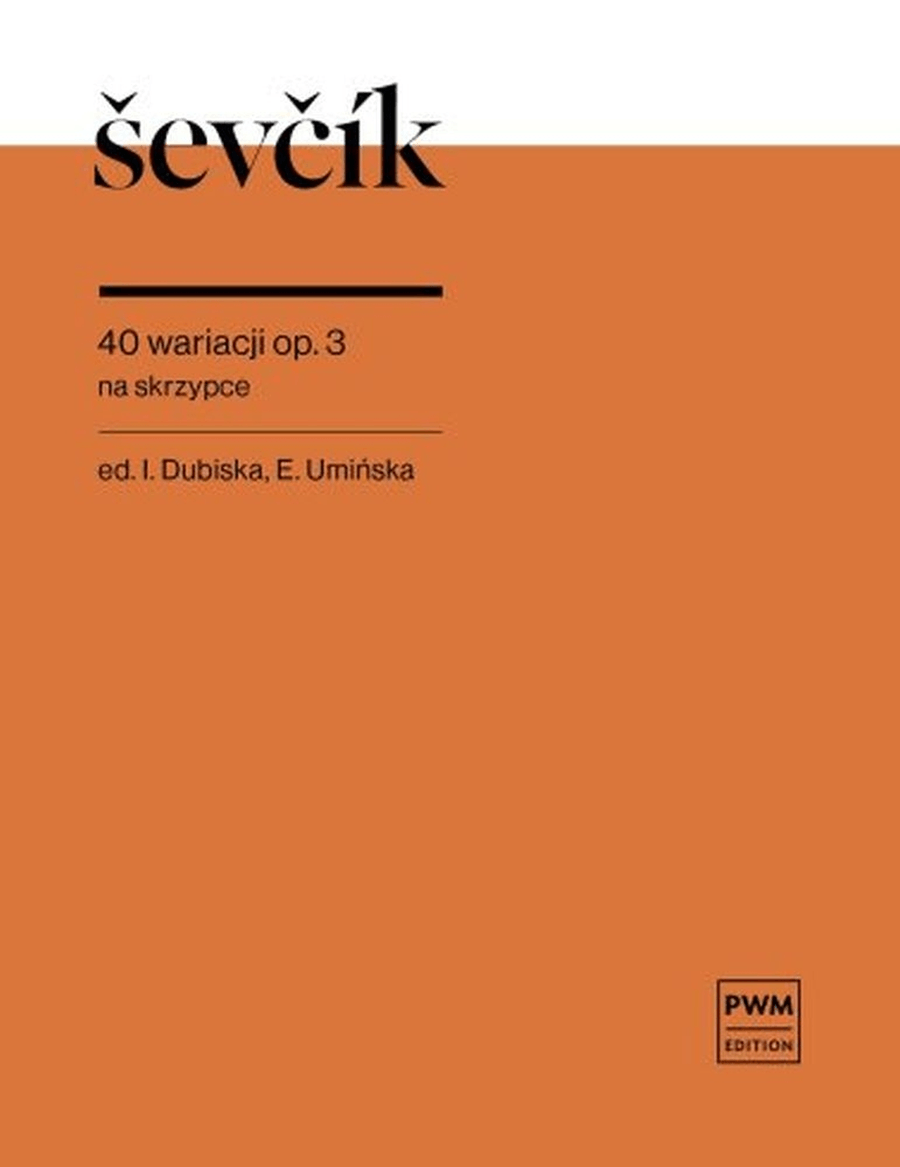 40 Variations Op.3 40 Variations Op.3 Violin Solo scores gallery preview page 1