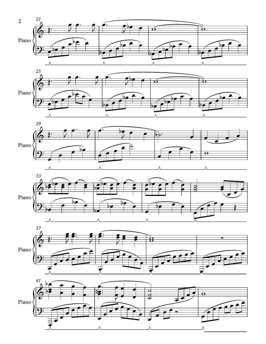 A Place Beyond the Heart A Place Beyond the Heart Piano Solo scores gallery preview page 2