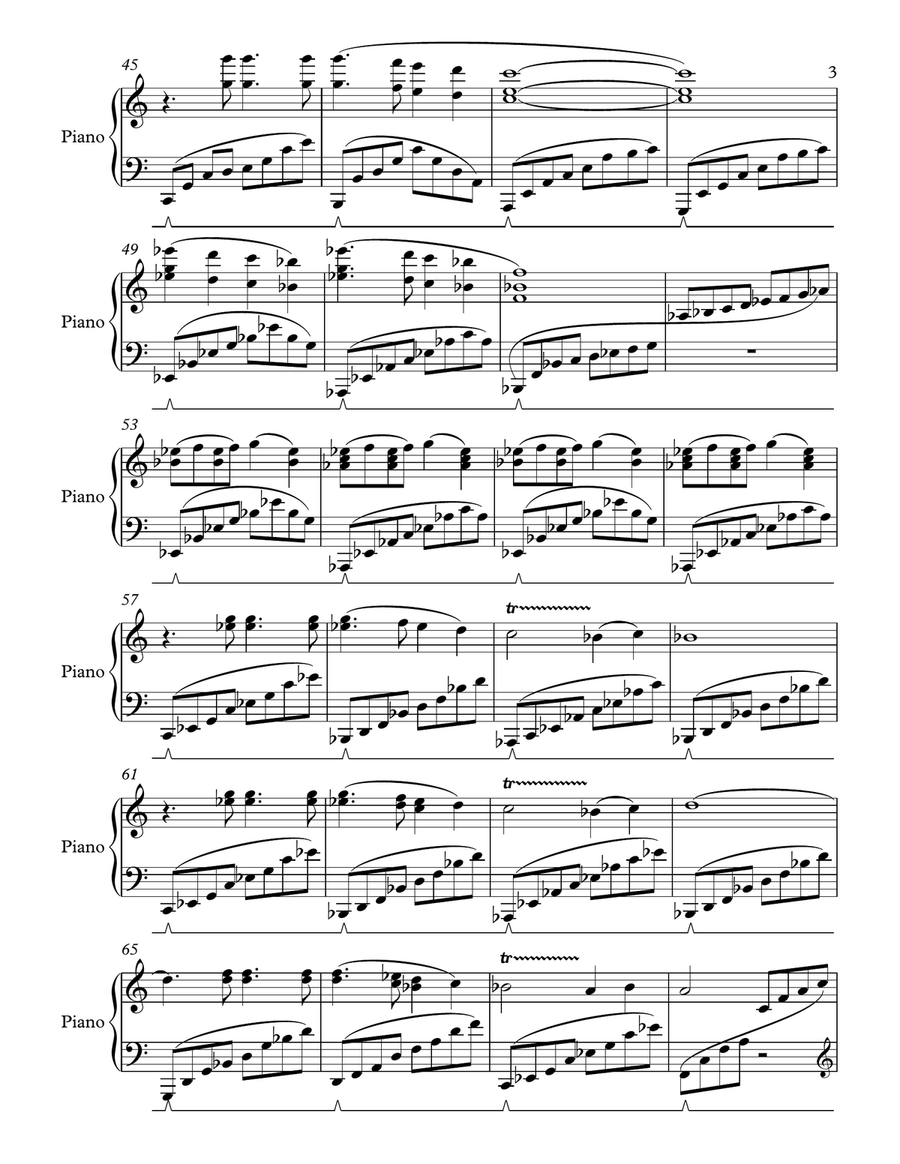 A Place Beyond the Heart A Place Beyond the Heart Piano Solo scores gallery preview page 3