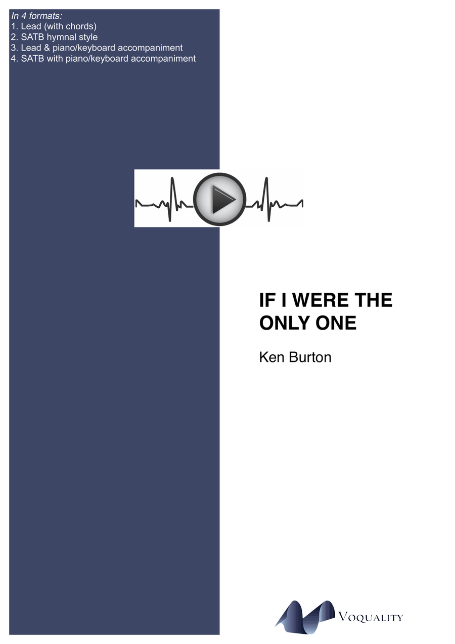 If I Were The Only One If I Were The Only One Piano, Vocal scores gallery preview page 1