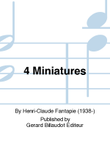 4 Miniatures
