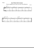 Au clair de la lune – Version simplifiée