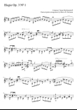 Elegie Op.3 Nº1