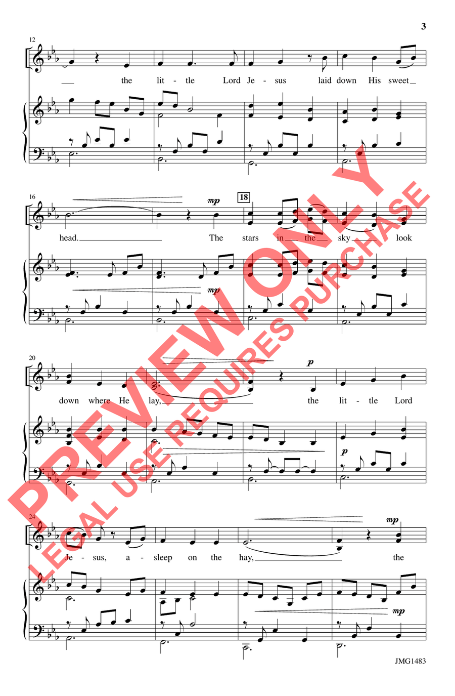 Sleep, Child of Light Sleep, Child of Light 4-Part scores gallery preview page 3